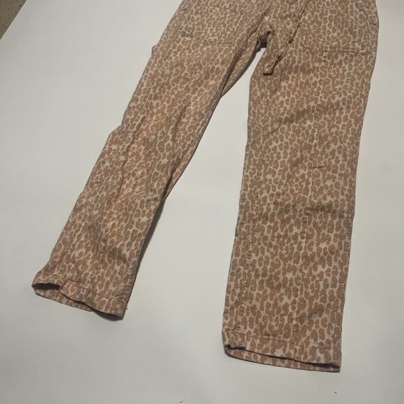Anthropologie The Wanderer Leopard Print Utility Pants Size 27 Women's Beige - Picture 4 of 11